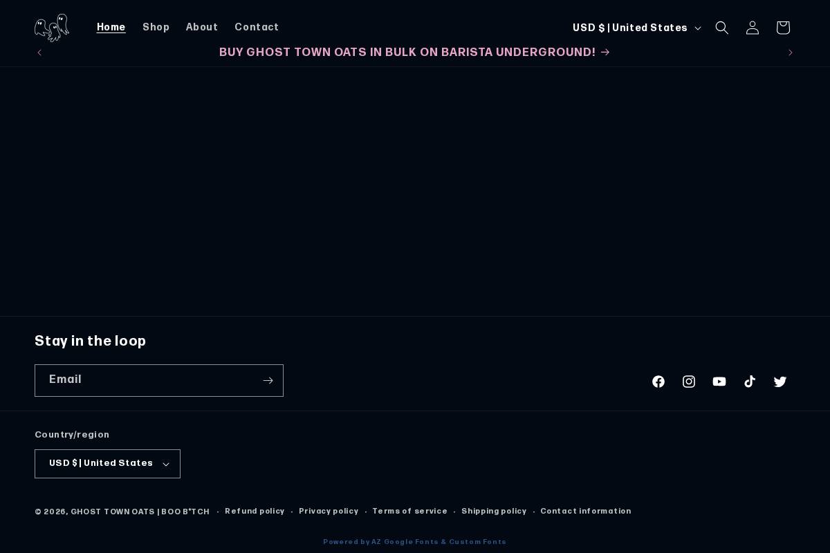 ghosttown.world homepage screenshot