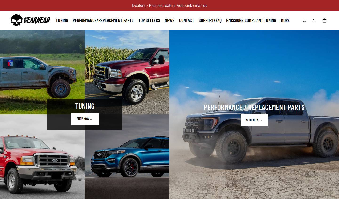 ghtuning.com homepage screenshot