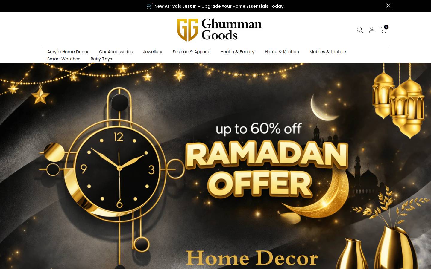 ghummangoods.store homepage screenshot