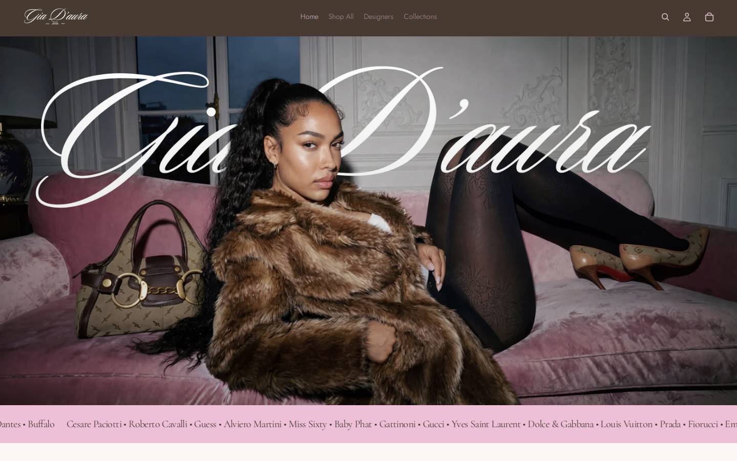 giadaura.com homepage screenshot