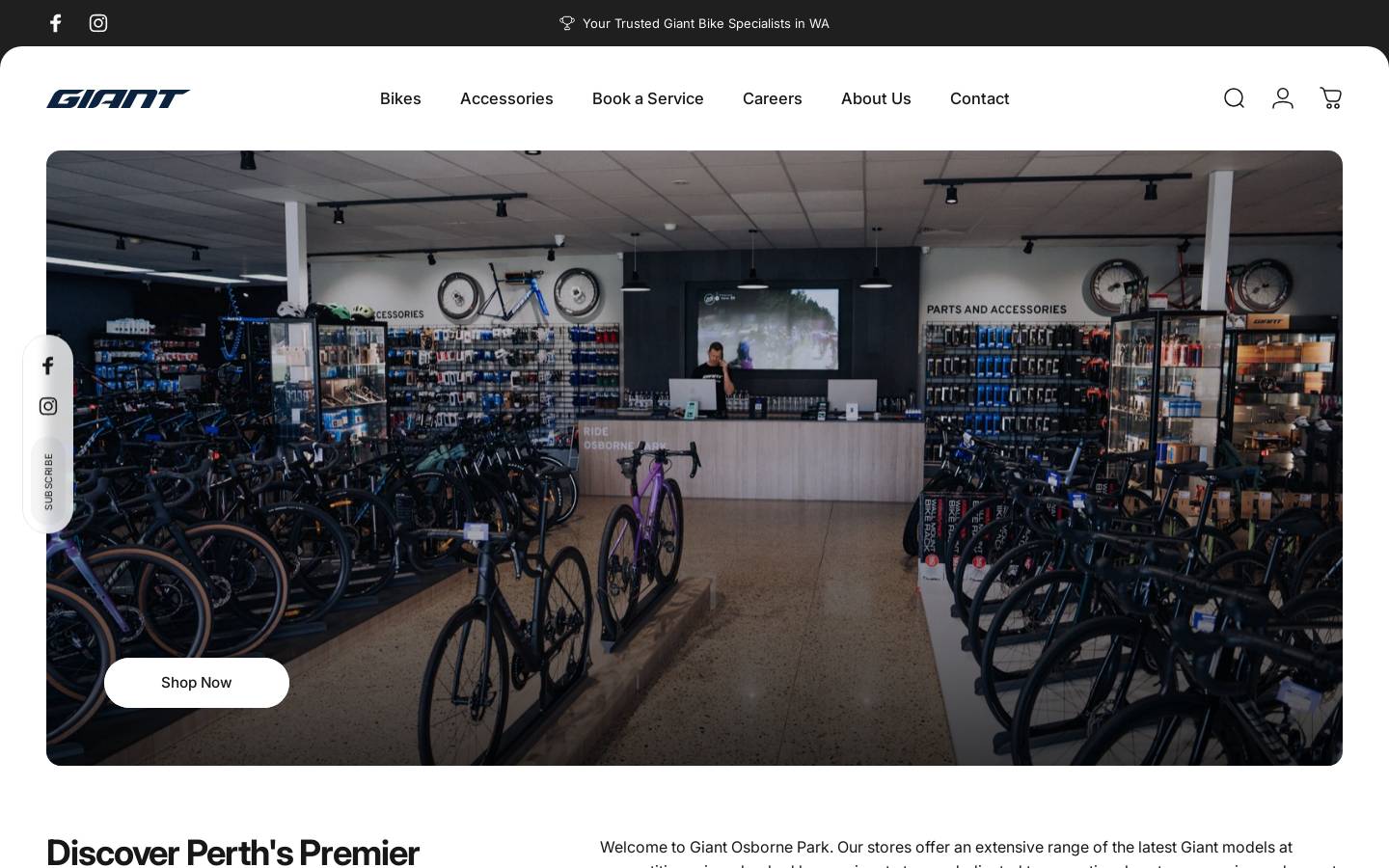 giantosbornepark.com.au homepage screenshot