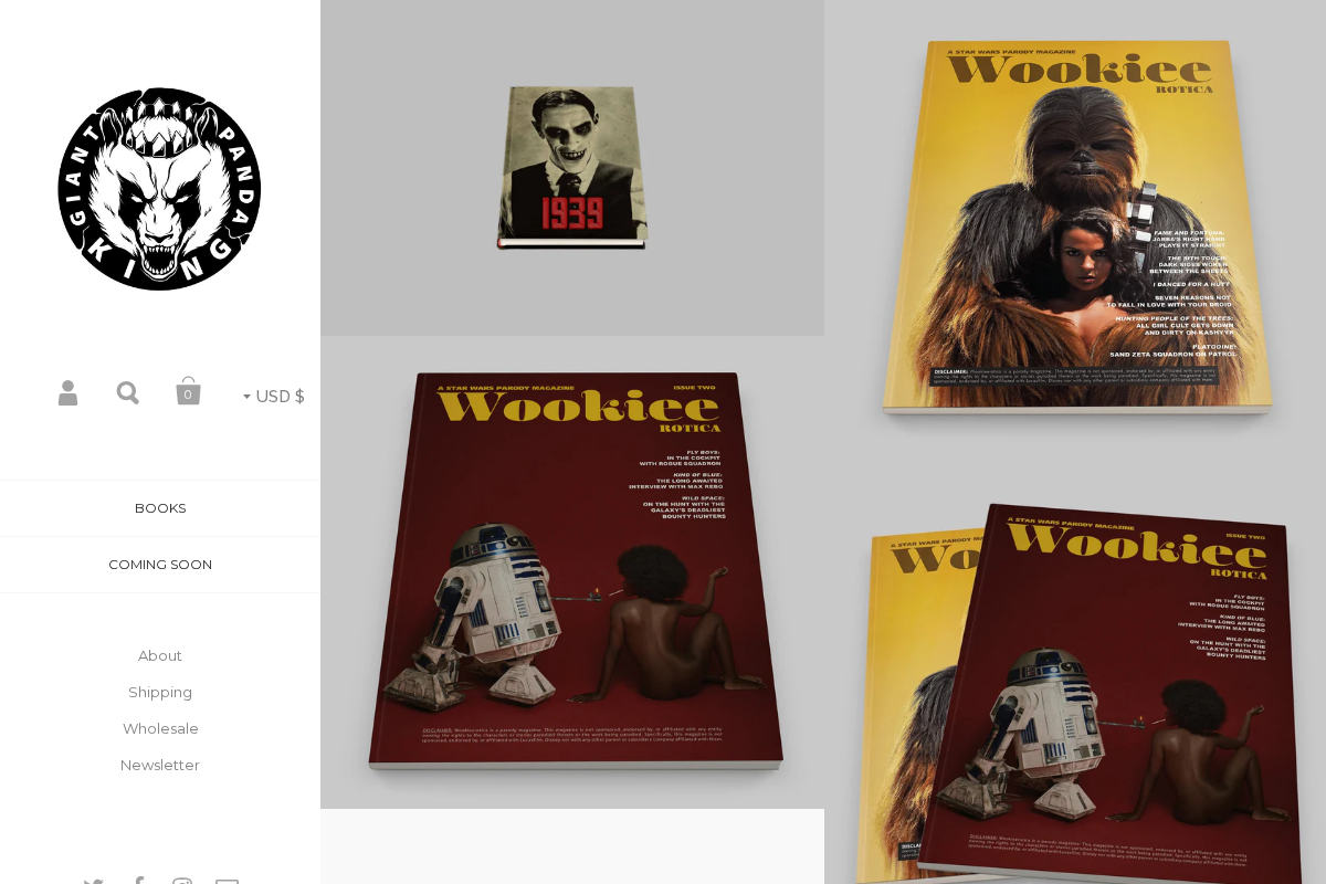 Giant Panda King (US) homepage screenshot