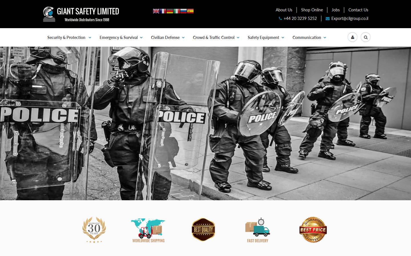 giantsafety.com homepage screenshot