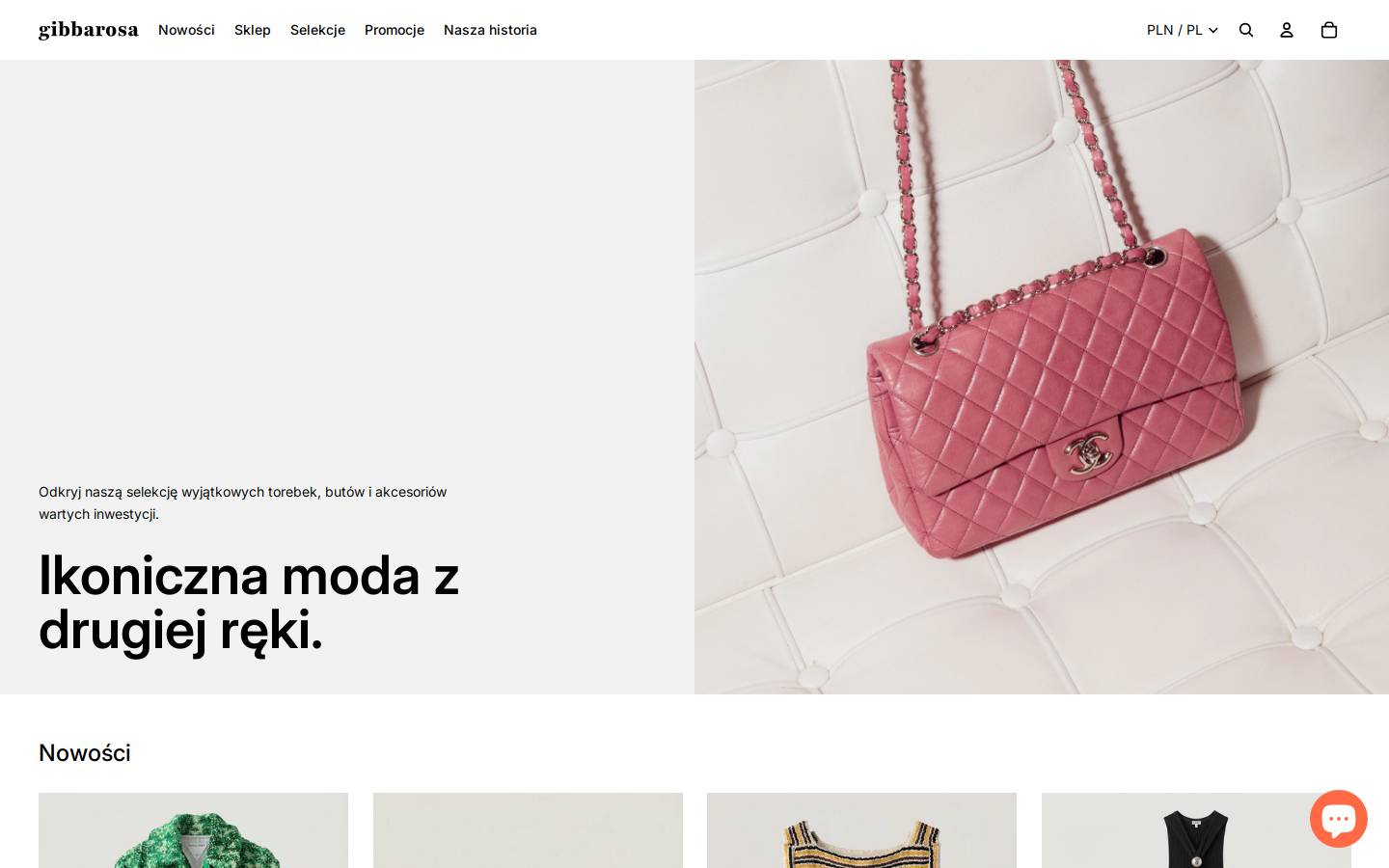 Gibbarosa homepage screenshot
