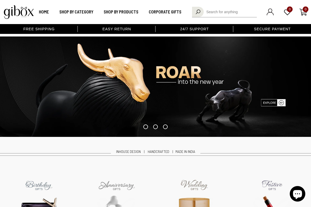 giBox homepage screenshot