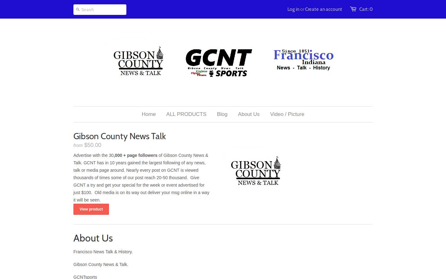 gibsoncountynewstalk.com homepage screenshot