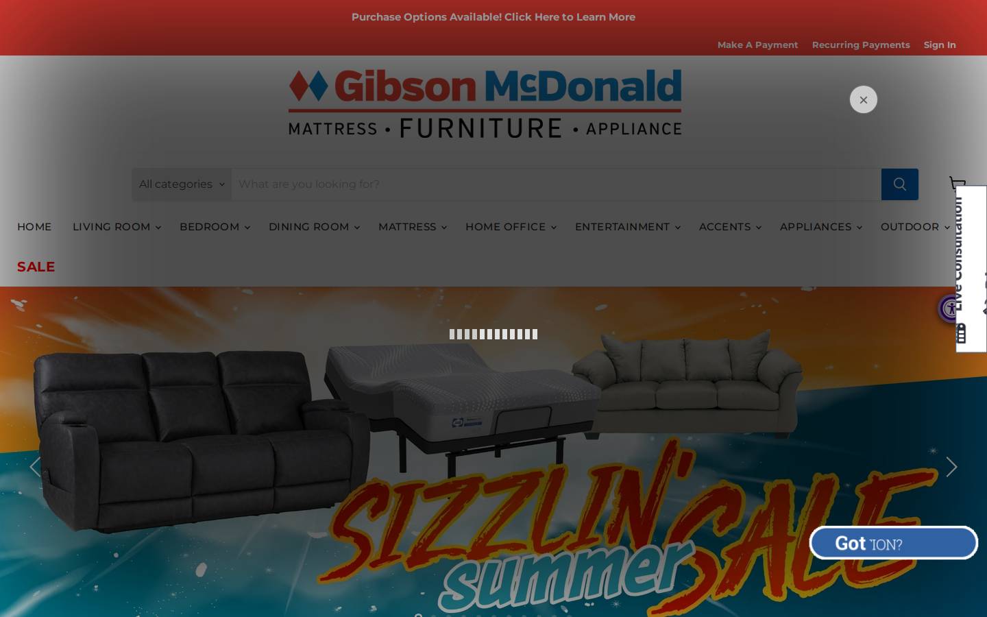 gibsonmcdonald.com homepage screenshot