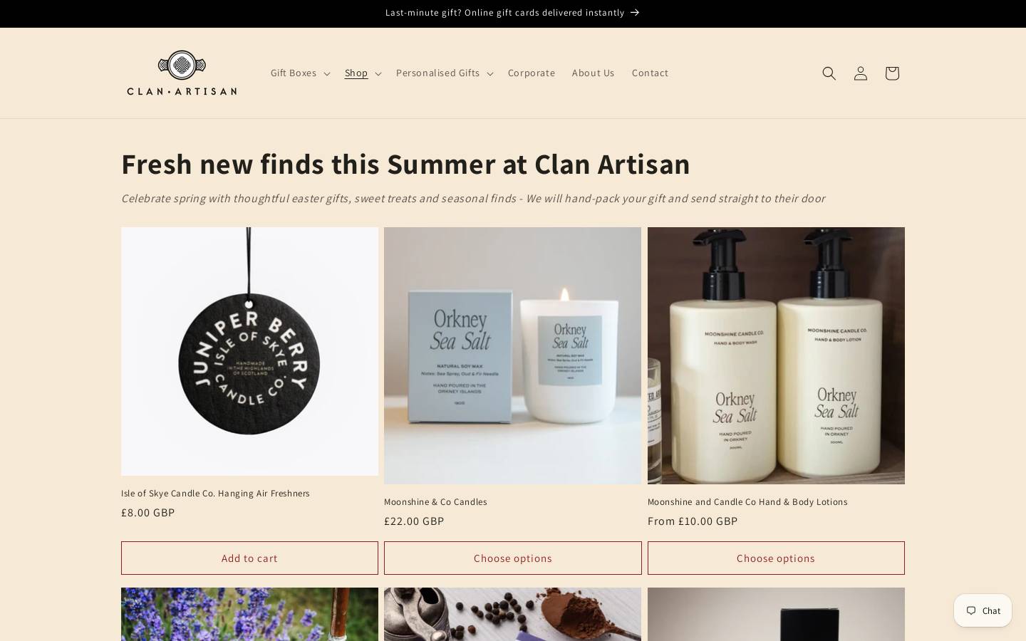 giftbasketdelivery.co.uk homepage screenshot