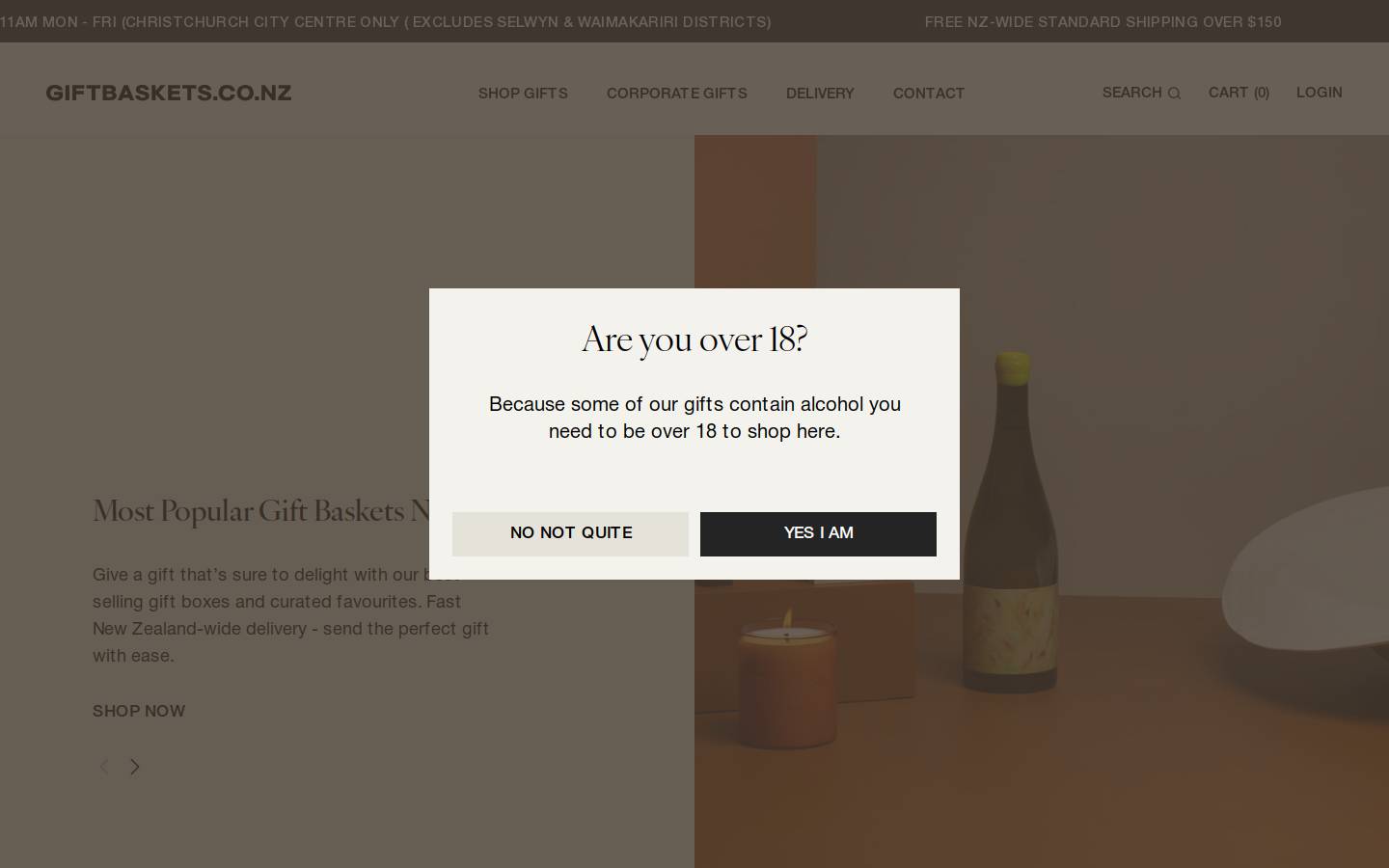 Bright In Boxes homepage screenshot
