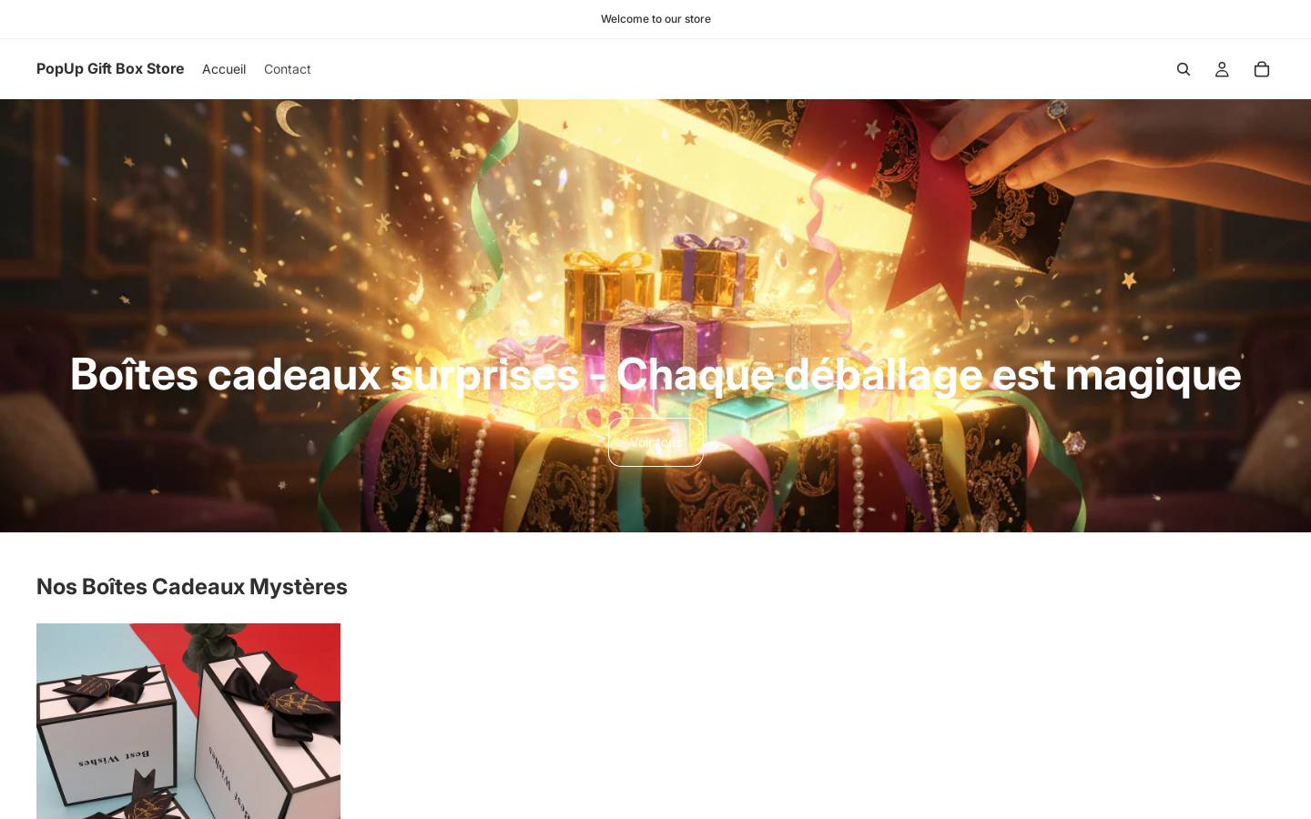 giftboxpop.com homepage screenshot