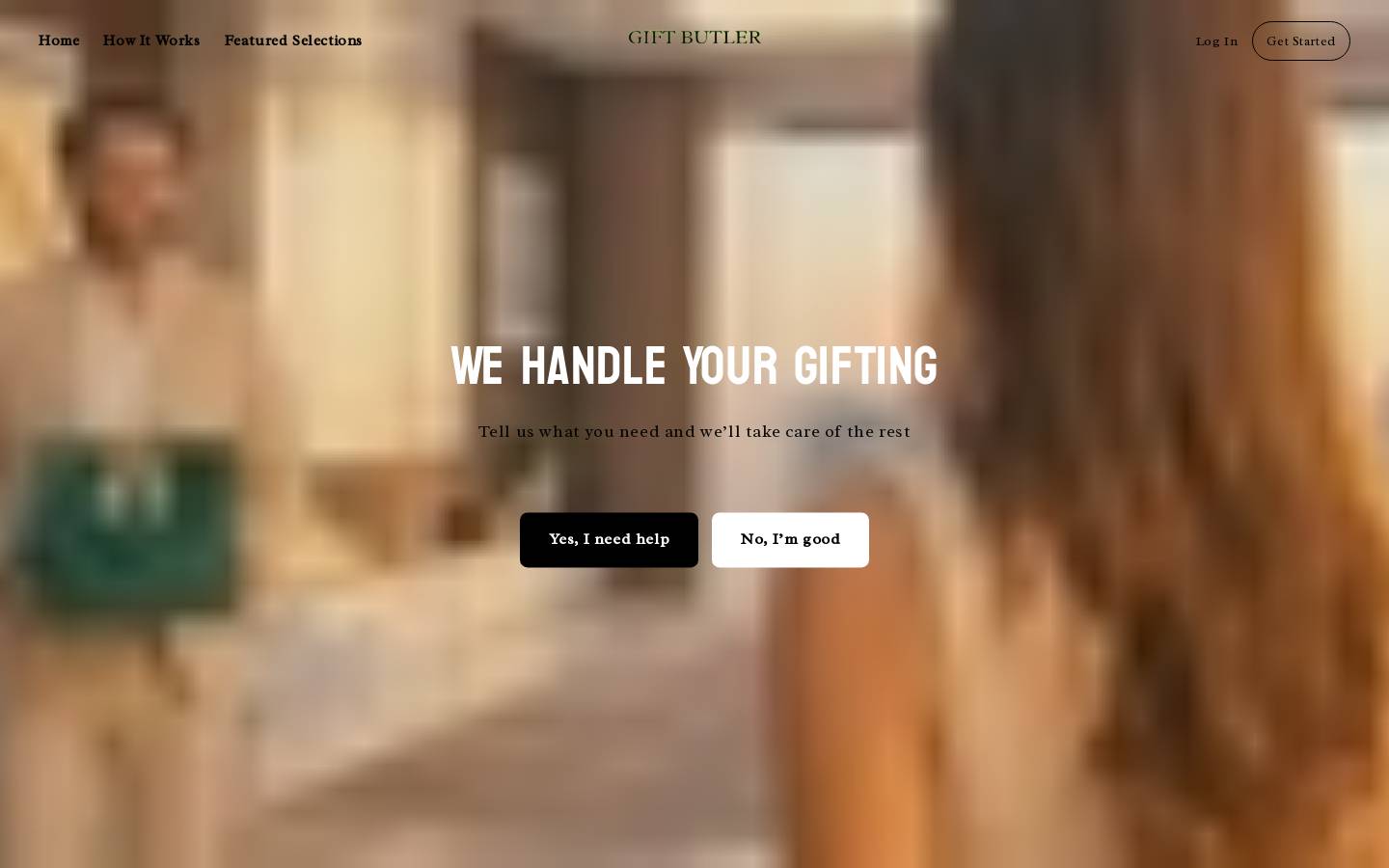 giftbutler.co homepage screenshot