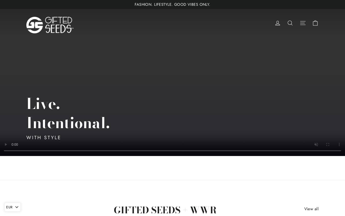 giftedseeds.com homepage screenshot