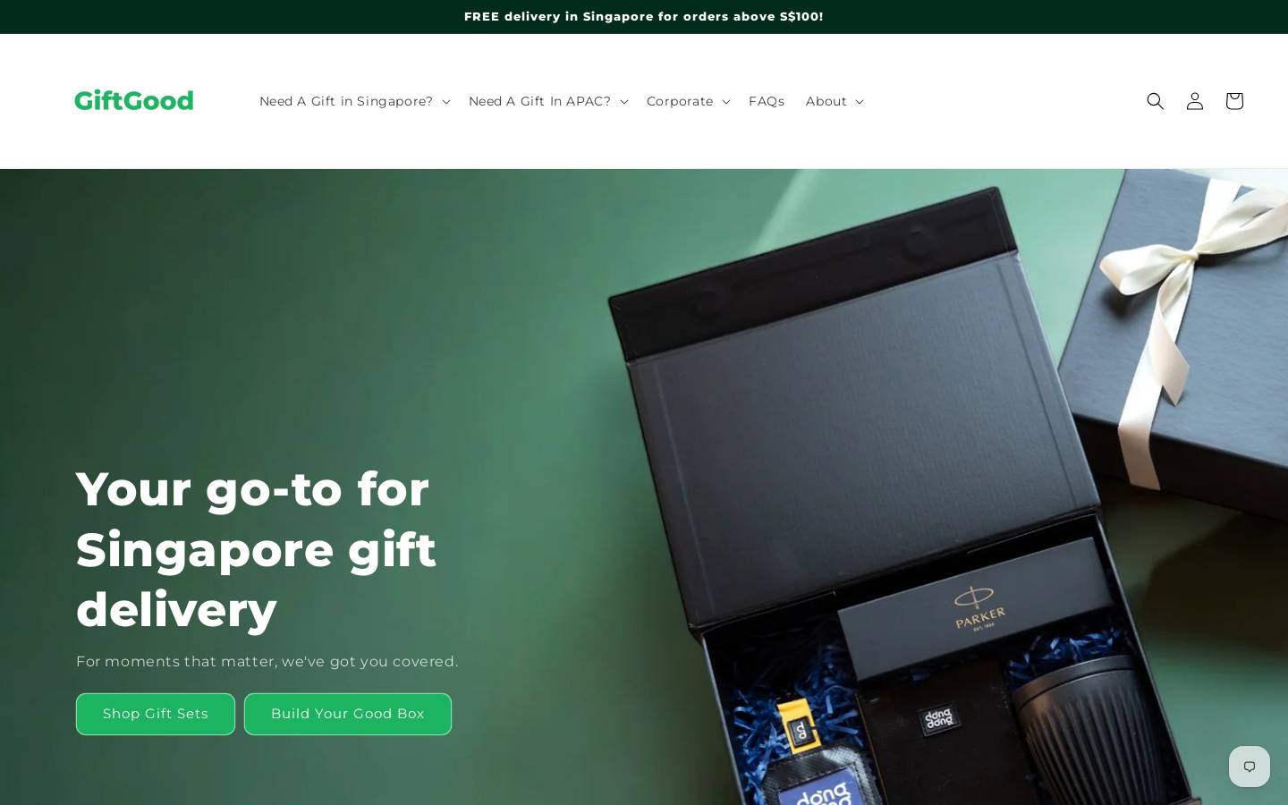 giftgood.co homepage screenshot