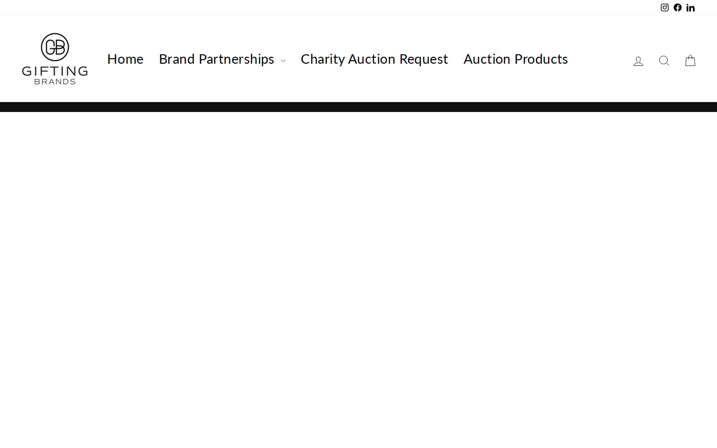 giftingbrands.com homepage screenshot