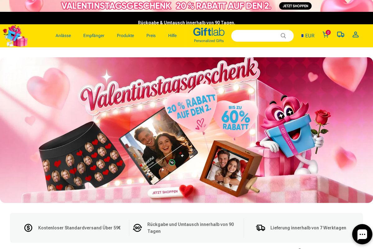 Giftlab homepage screenshot