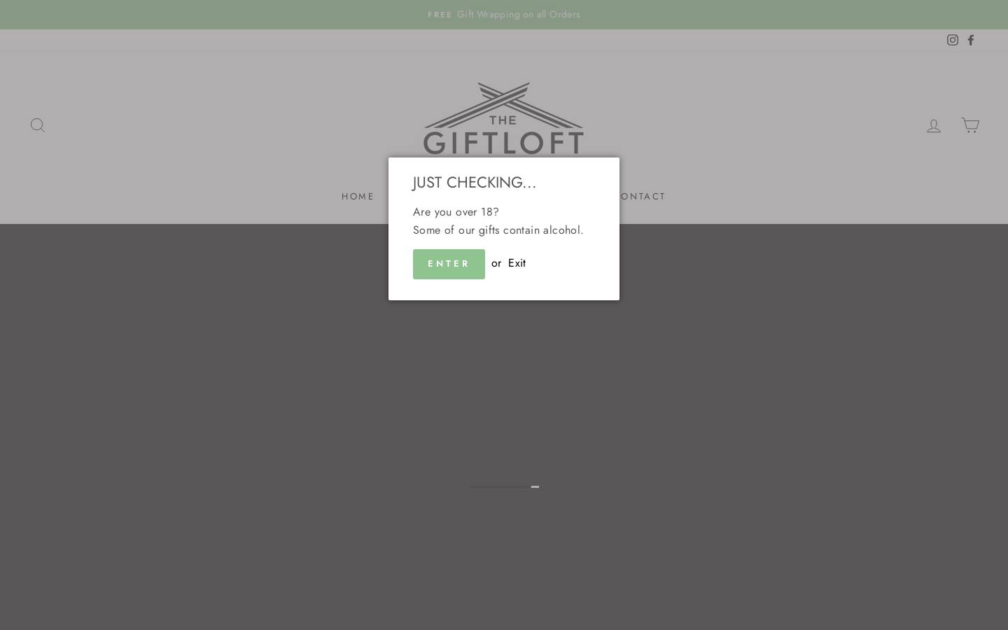 The Gift Loft homepage screenshot