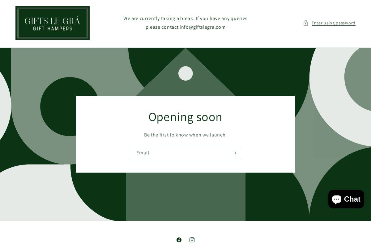 Giftslegra homepage screenshot