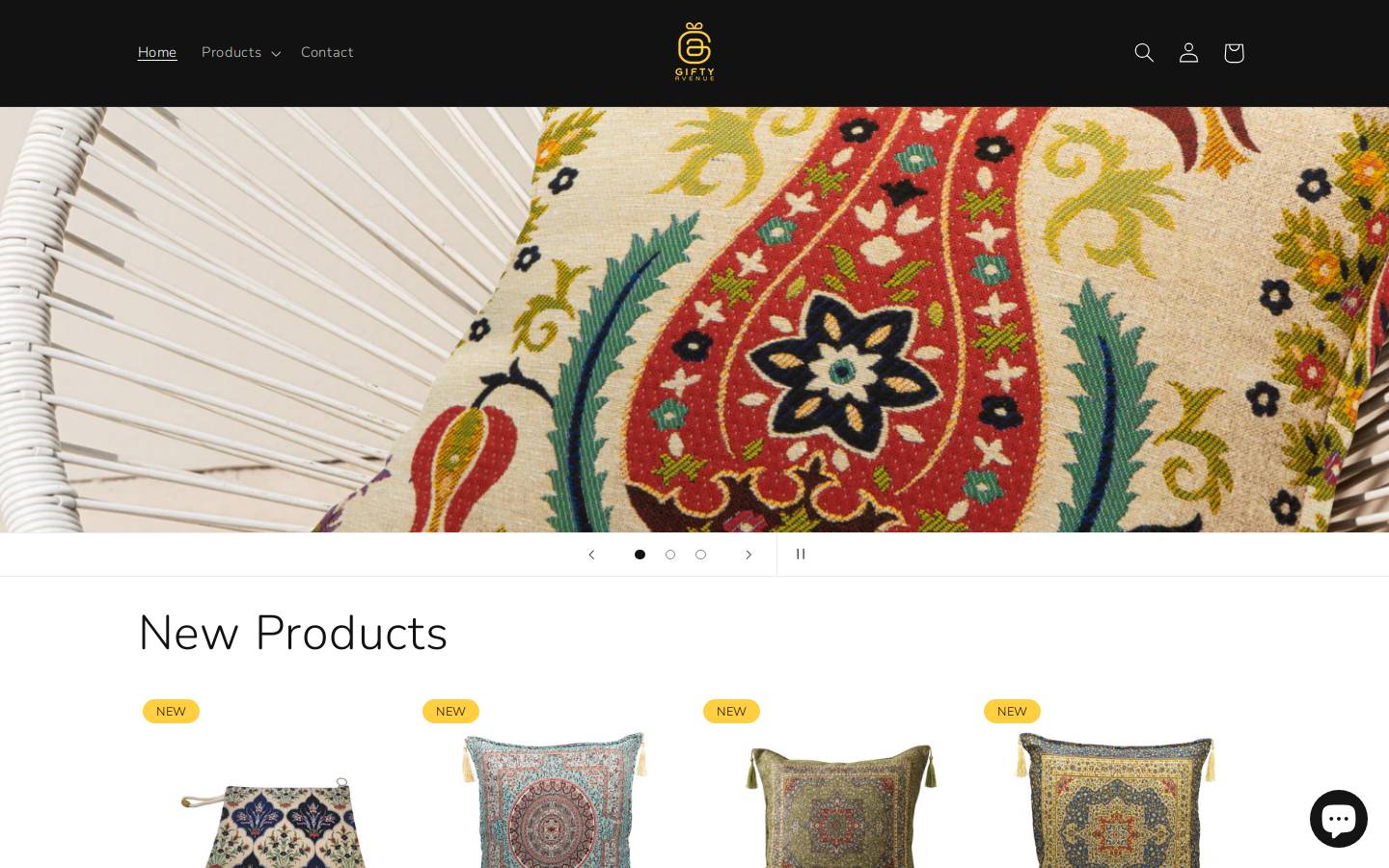 giftyavenue.com homepage screenshot