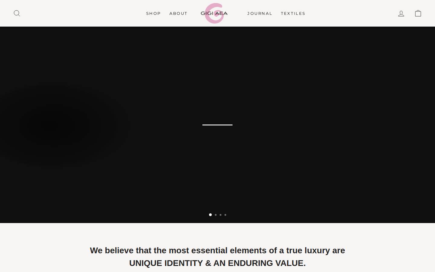 gigiaea.com homepage screenshot