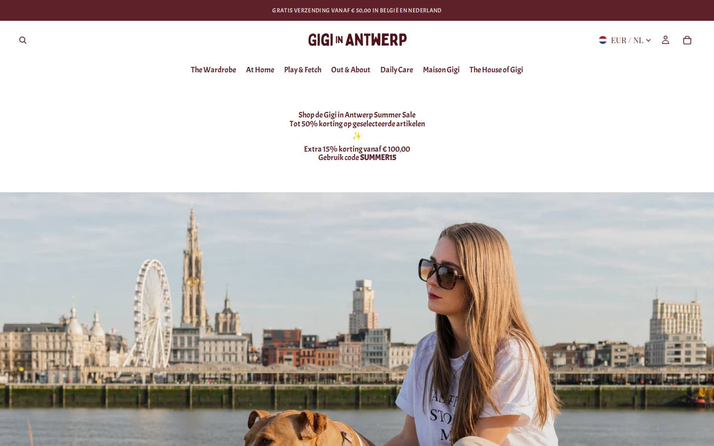 gigiantwerp.com homepage screenshot