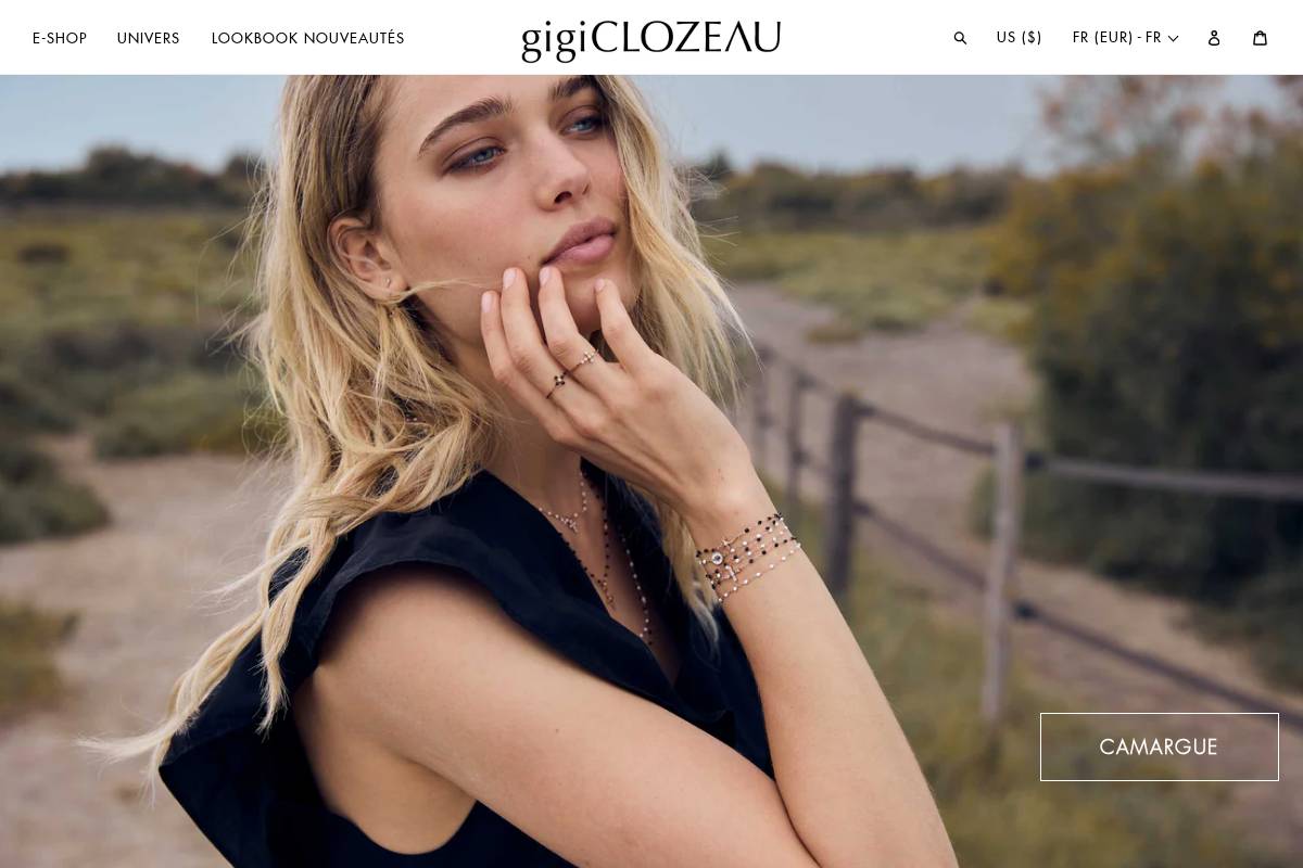 gigiclozeau.fr homepage screenshot