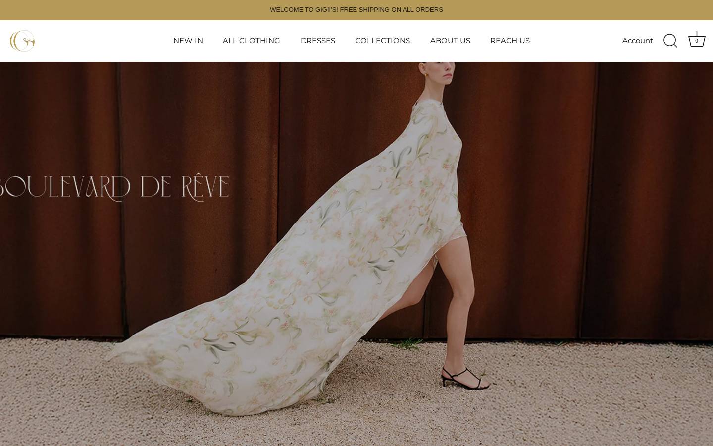 gigiis.com homepage screenshot