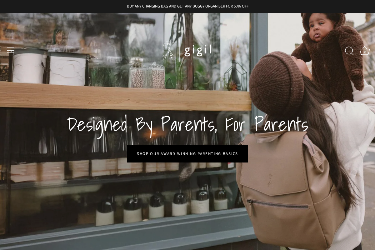 Gigil homepage screenshot