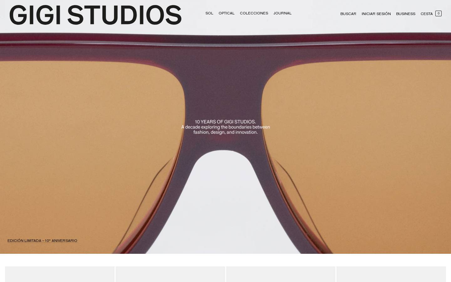 Gigistudios homepage screenshot