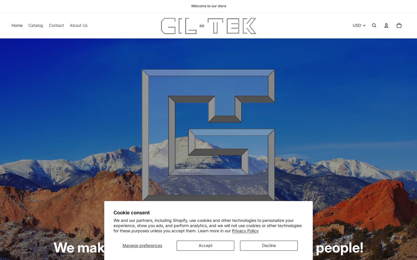 gil-tek.com homepage screenshot