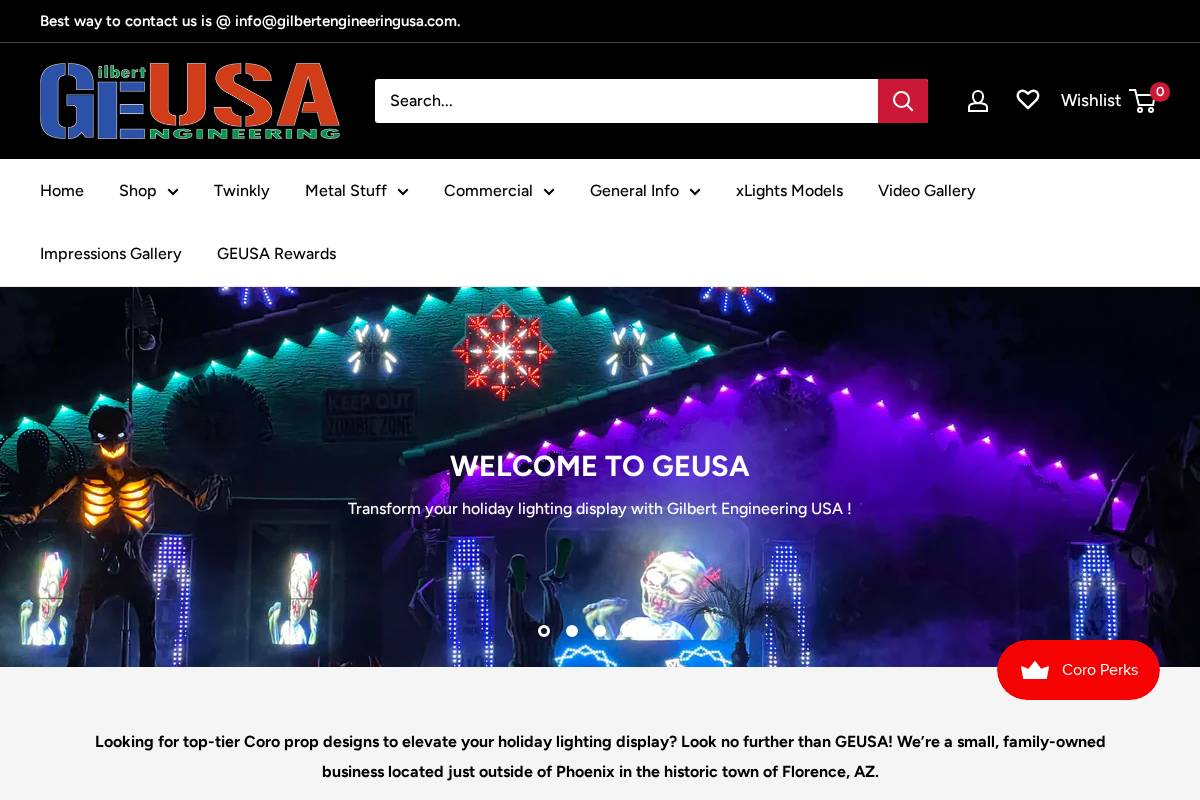 gilbertengineeringusa.com homepage screenshot