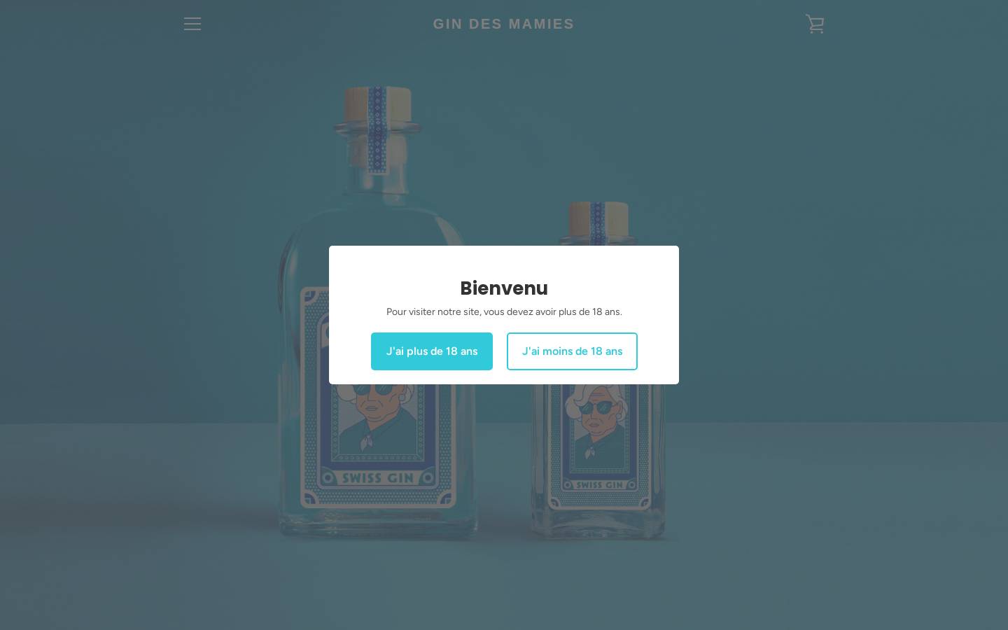 gindesmamies.com homepage screenshot