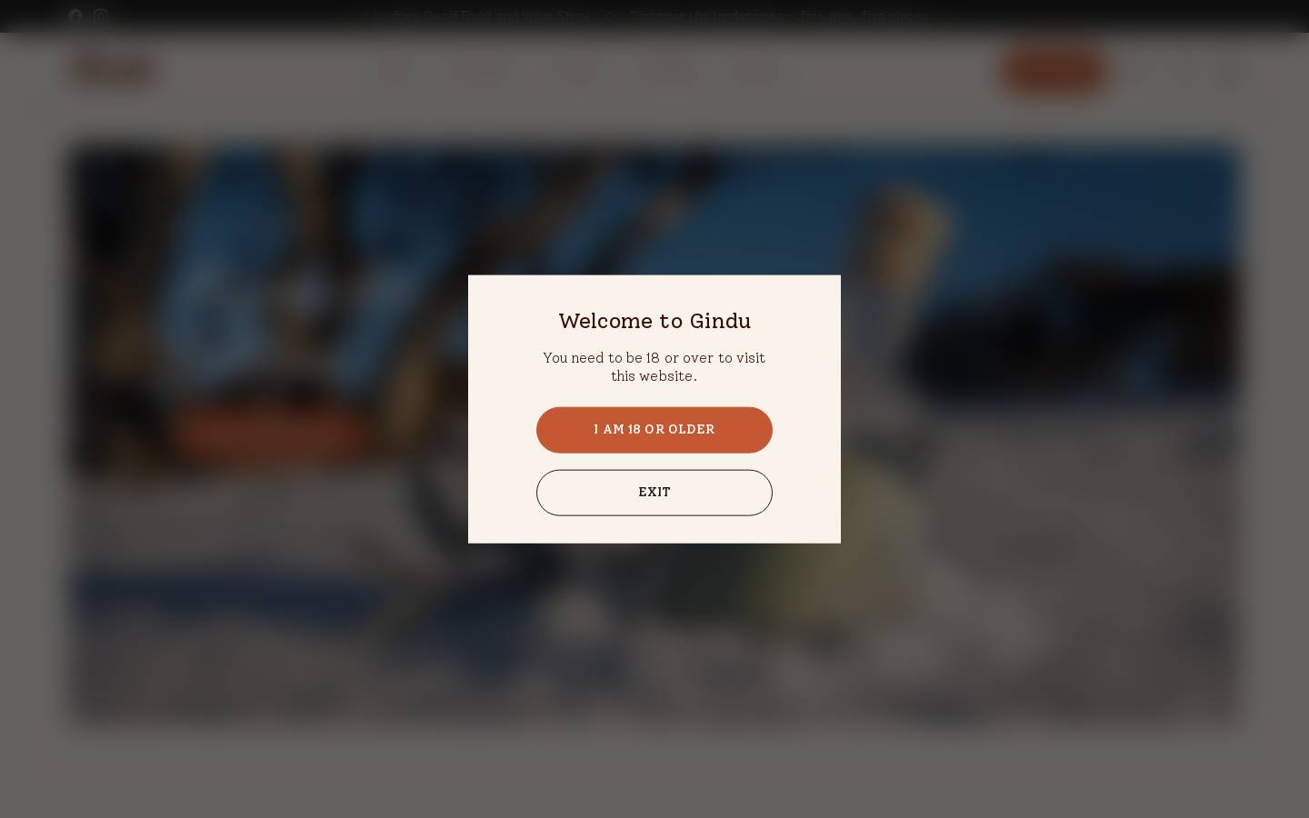 gindu.com.au homepage screenshot