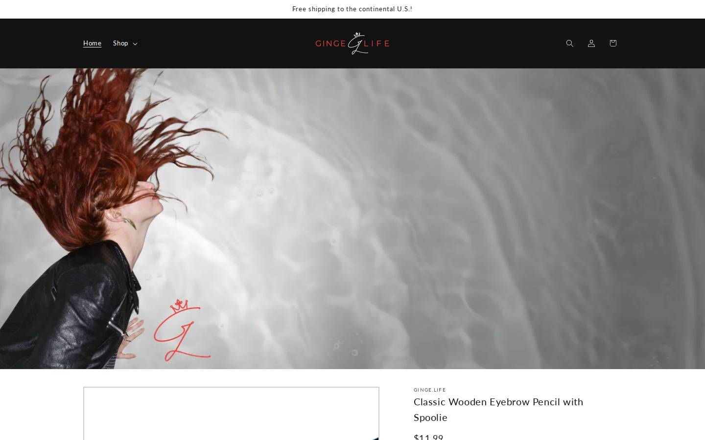 ginge.life homepage screenshot