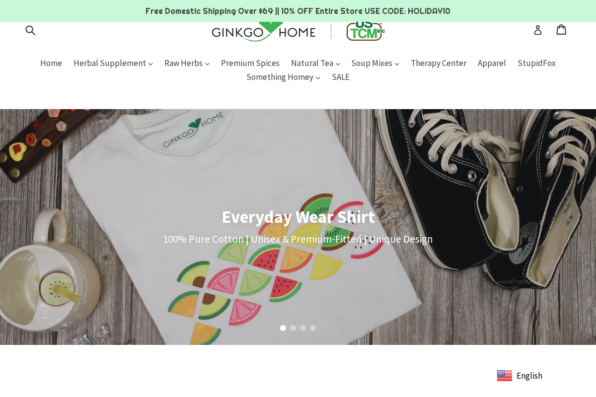 GinkgoHome homepage screenshot