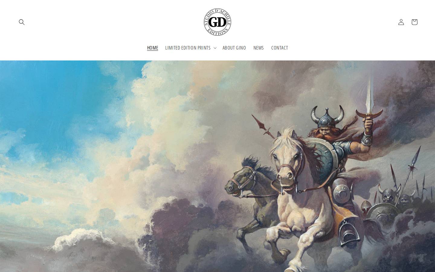 ginodachille.com homepage screenshot