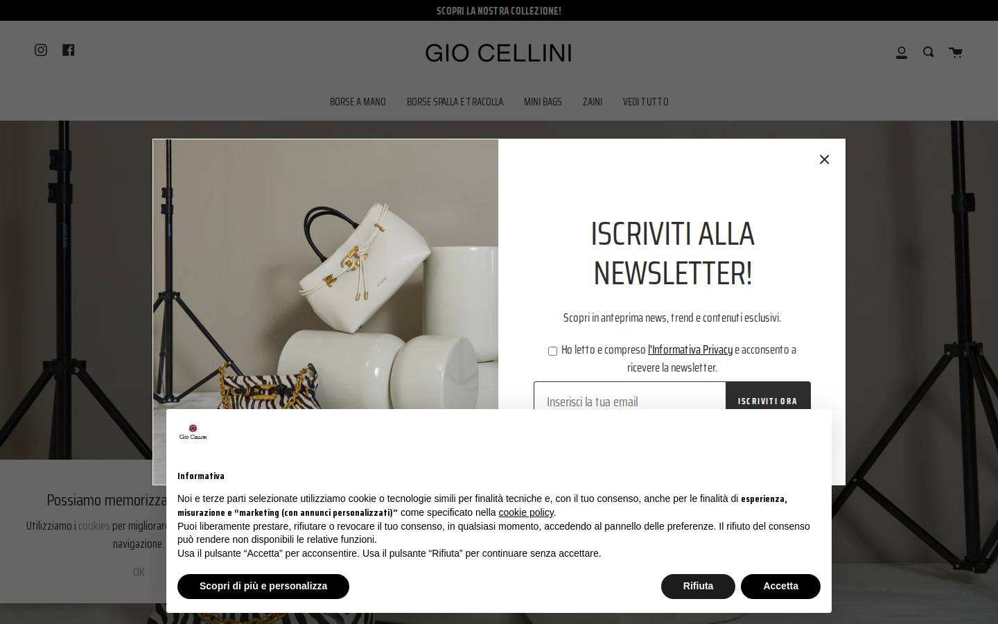 giocellini.com homepage screenshot