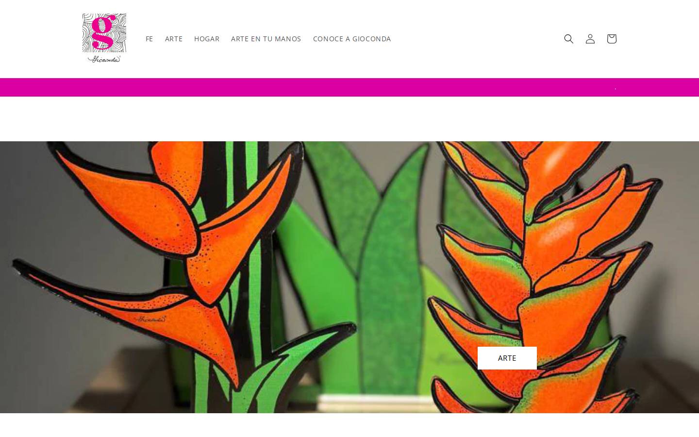giocondavivas.com homepage screenshot