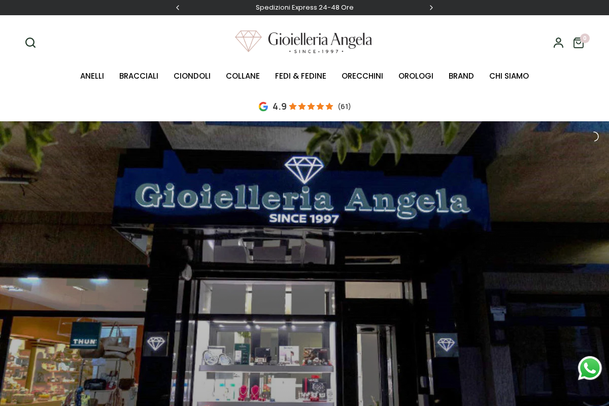 Gioielleria Angela homepage screenshot