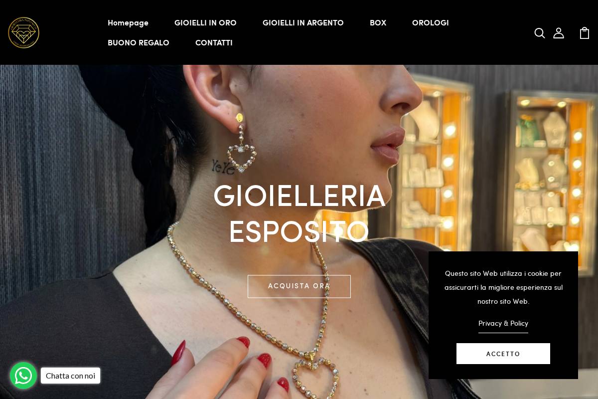 gioielleriaesposito1995.it homepage screenshot