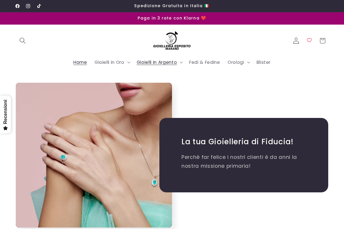 gioielleriaespositomarano.com homepage screenshot