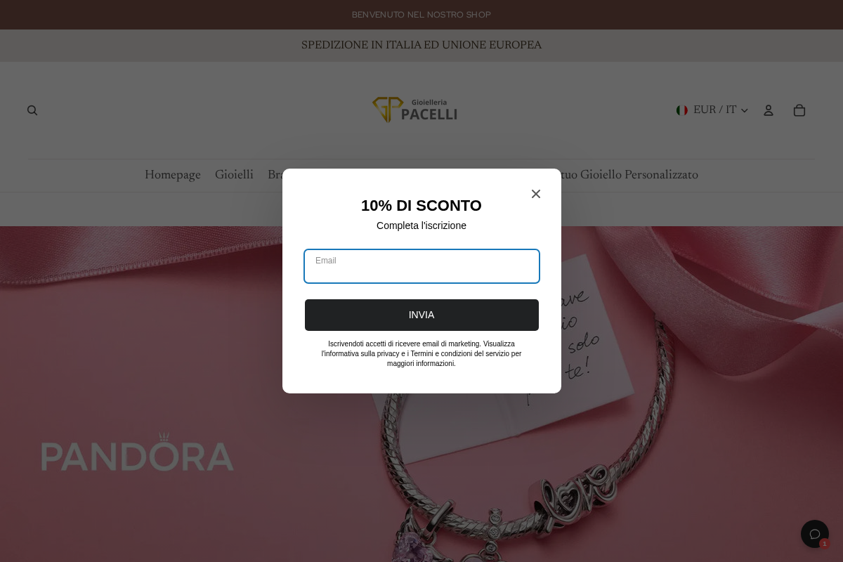 Gioielleria Pacelli Luigia homepage screenshot