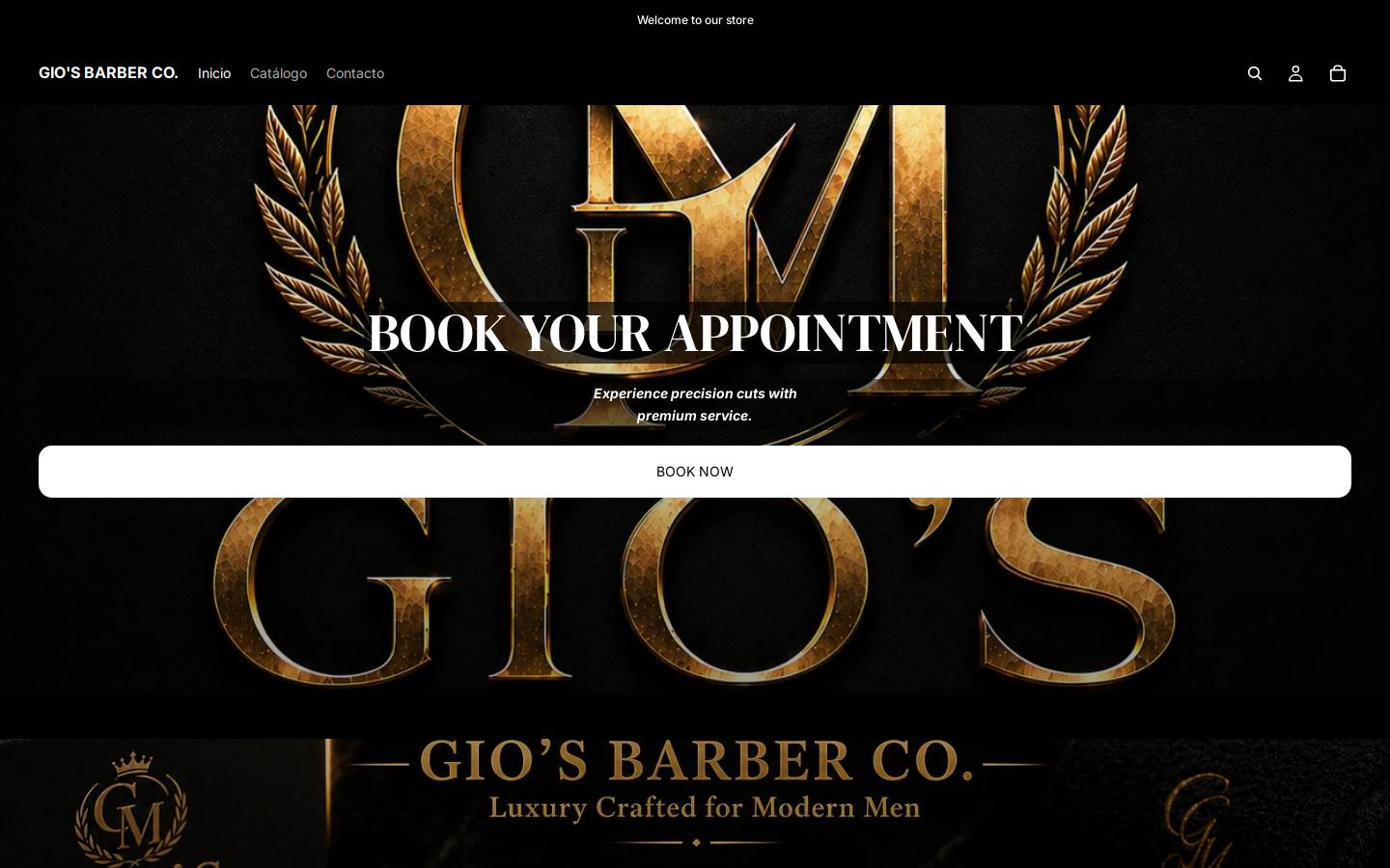giosbarberco.com homepage screenshot