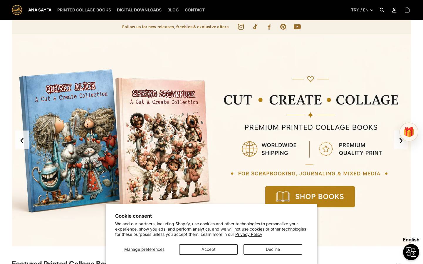 giraffecreativestudio.com homepage screenshot