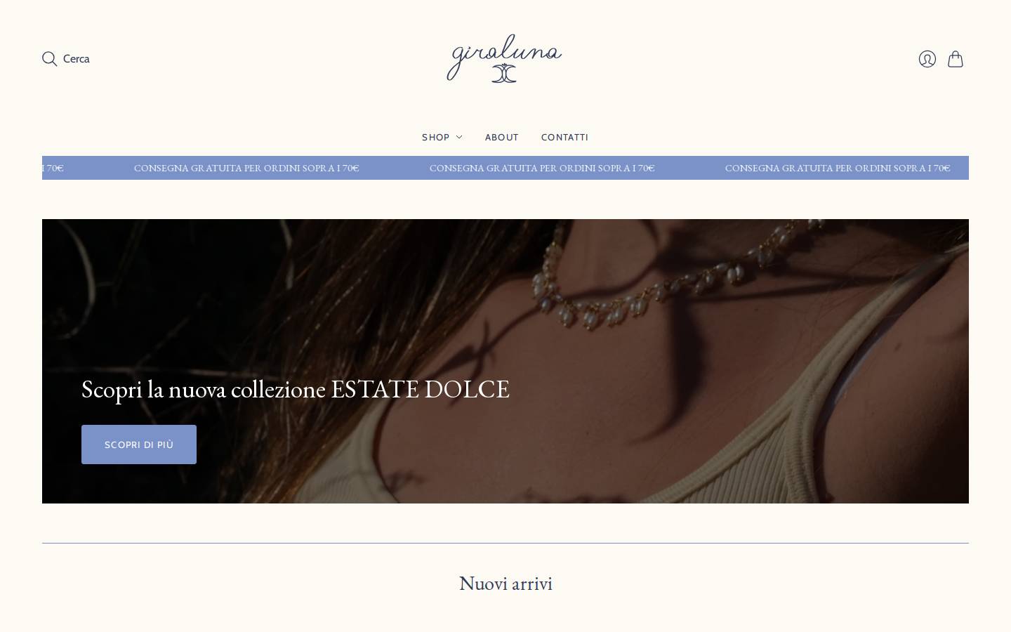 giraluna.it homepage screenshot
