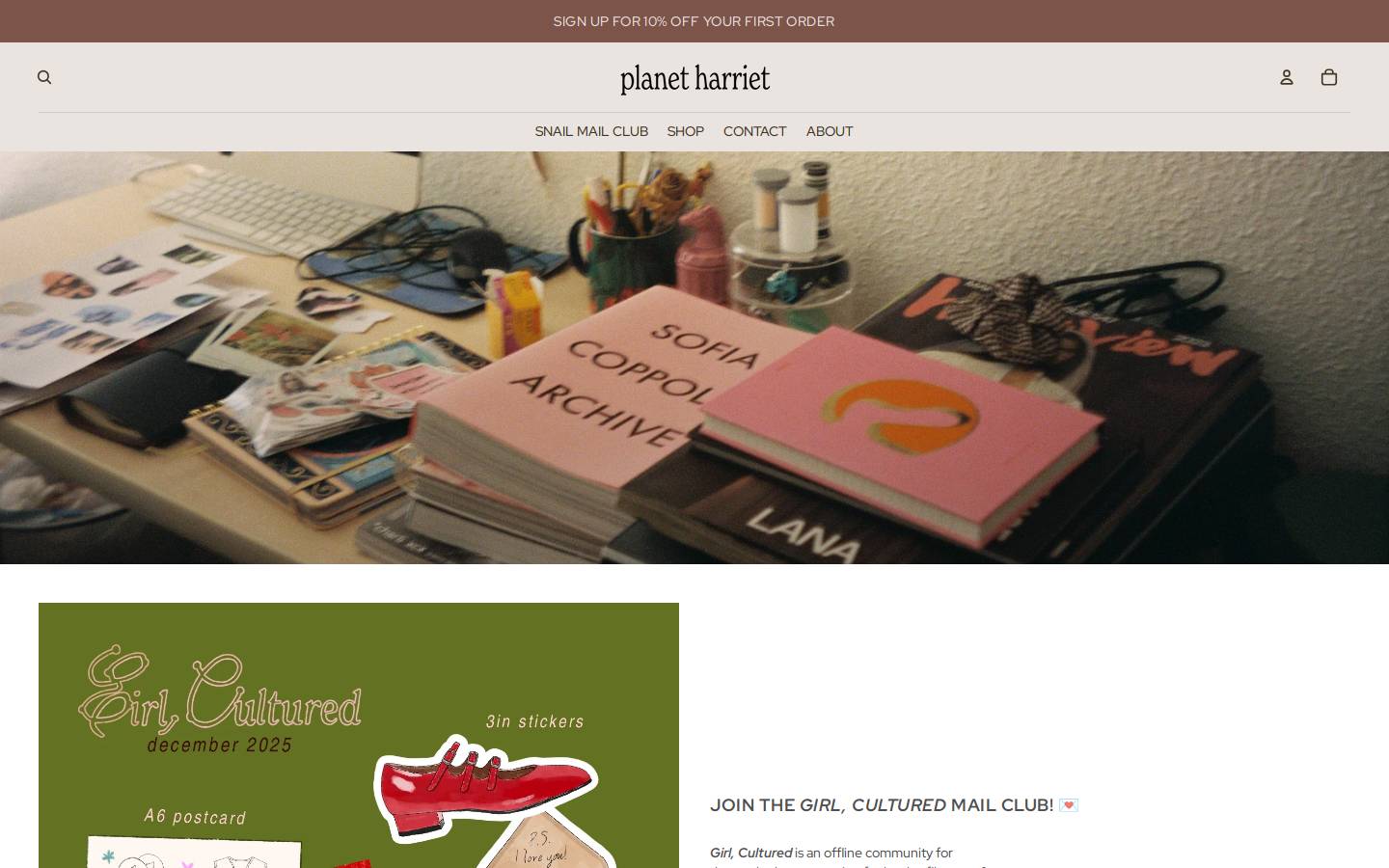 girlcultured.com homepage screenshot
