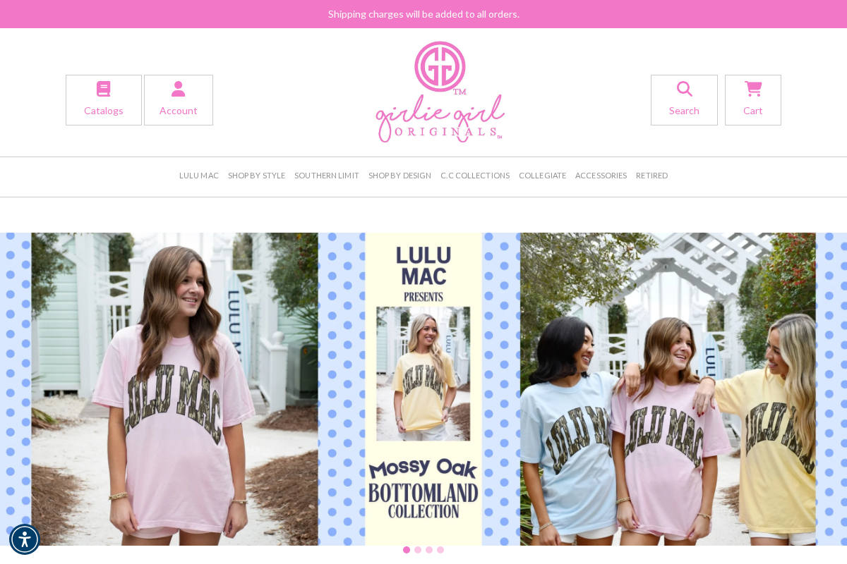 Girlie Girl Wholesale homepage screenshot