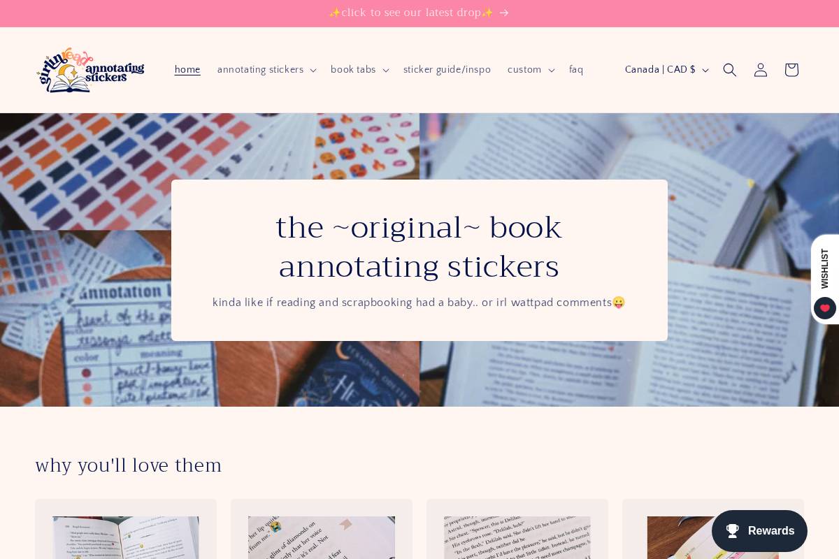 girlinread.com homepage screenshot