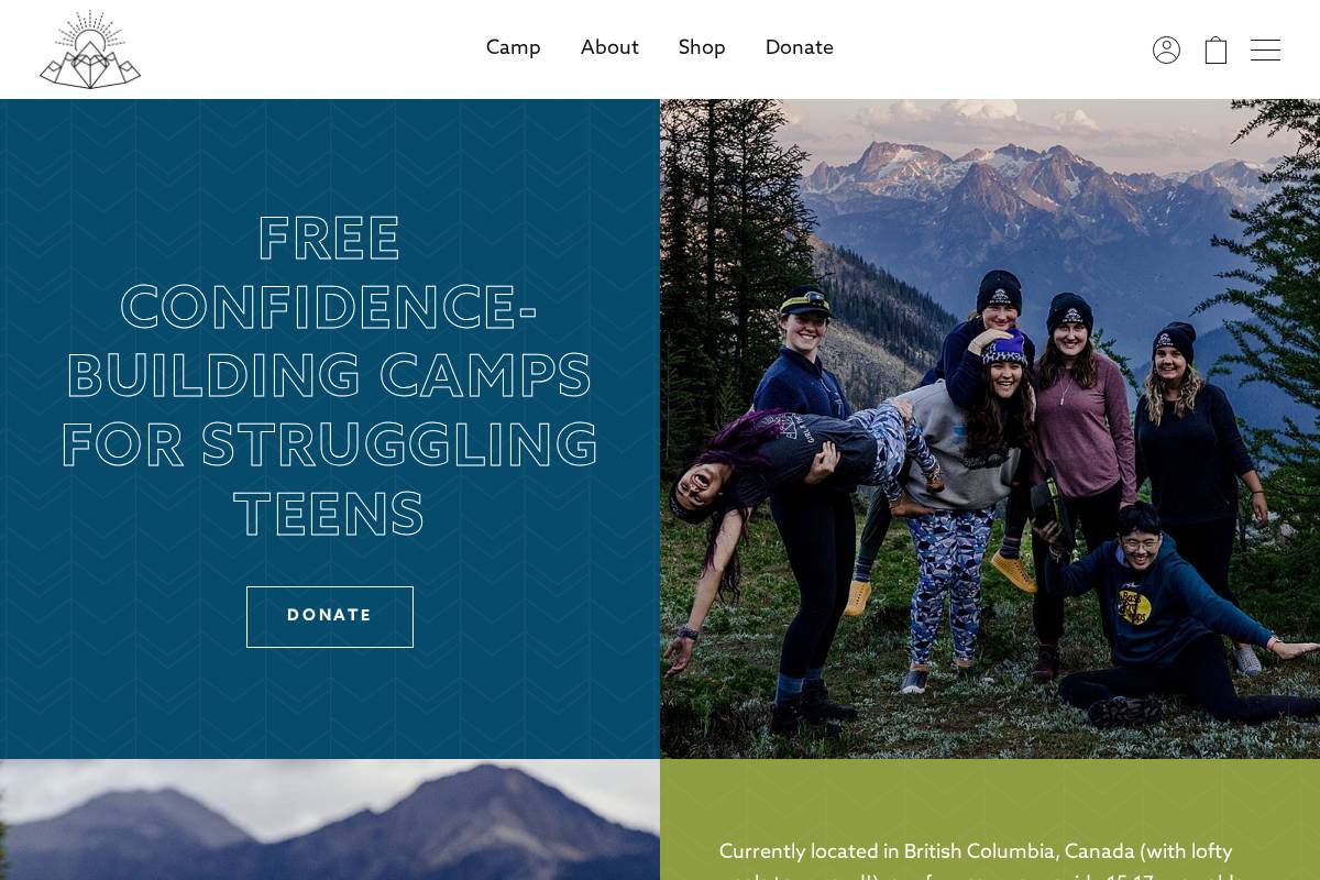 girlinthewild.ca homepage screenshot