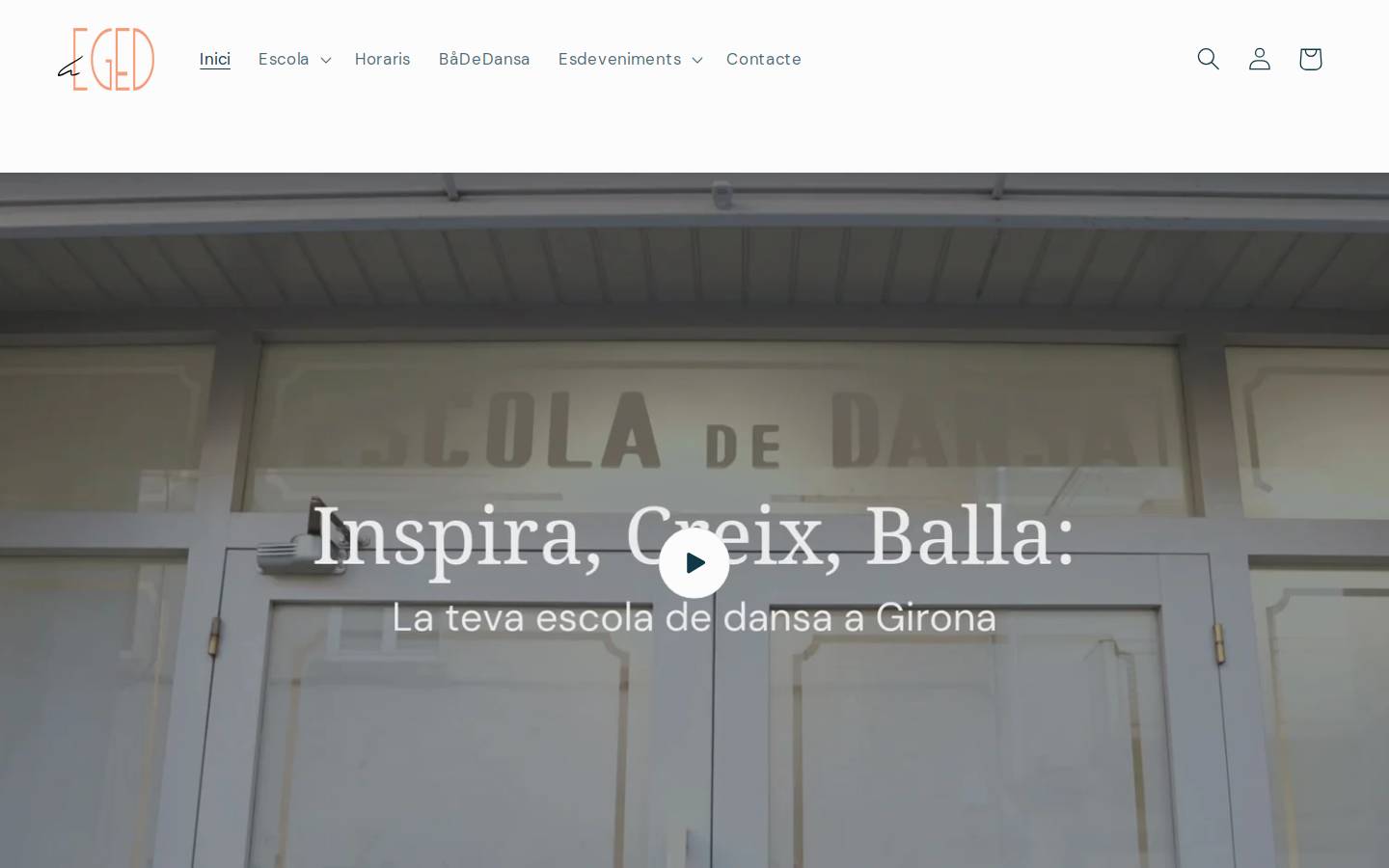 gironaendansa.com homepage screenshot