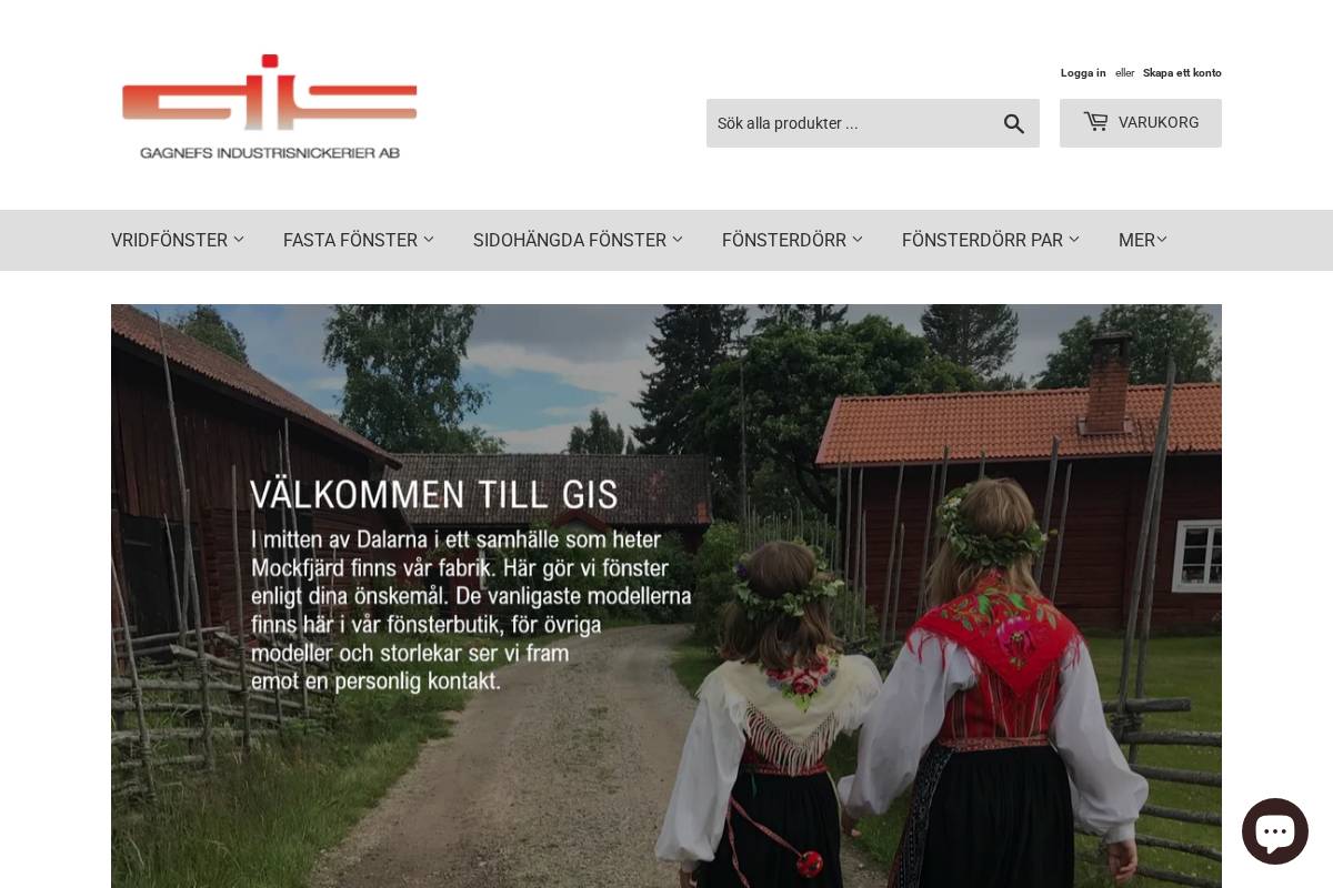 gis.se homepage screenshot